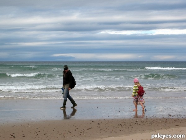 A Stroll in the Surf